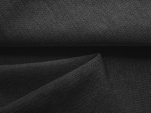 LaMiaSofa Poef Genova - chenille stof - antraciet - 65x65x44