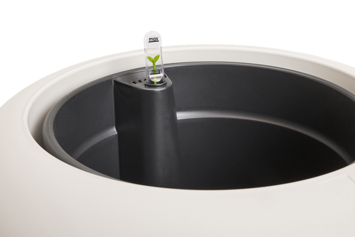 elho amber roll high 43 linnen wit | Bloempot |Premium statementdesign