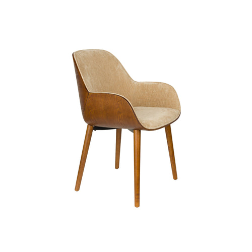 Dutchbone Taylor Eetkamerstoel Beige - vtwonen shop