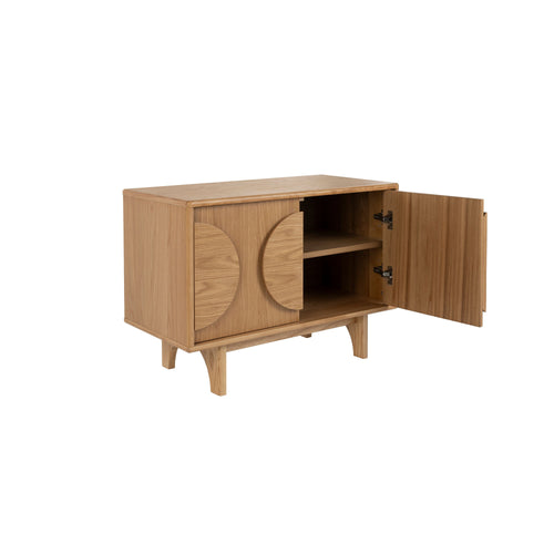 Zuiver Groove Dressoir 2 deuren Eikenhout Bruin - vtwonen shop