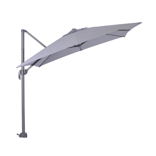 Hawaii parasol S - 250x250 cm - carbon black - licht grijs - vtwonen shop
