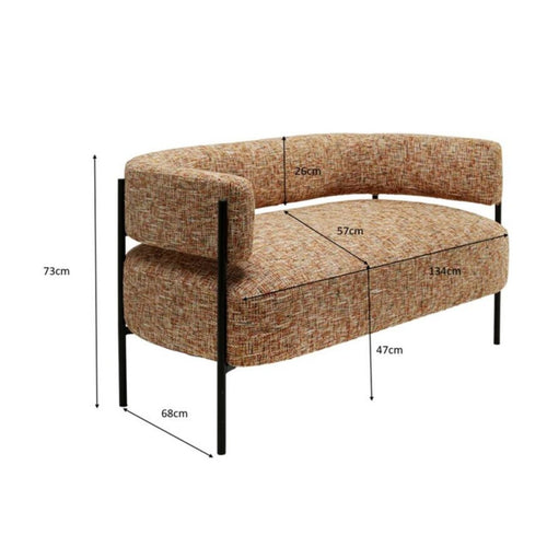 Kare Design Sofa Lilja Melange 2-Zits