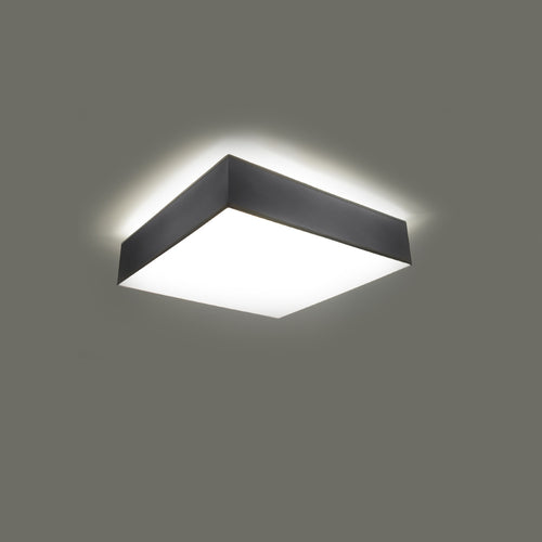 Sollux Lighting Plafondlamp HORUS grijs - 25x25x11cm