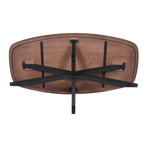Starfurn  eettafel Madison - zwart - 90x160x76cm