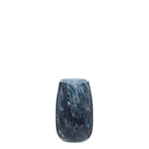 Sia Deco Vaas Decoratief - blauw - glas - H14 - vtwonen shop