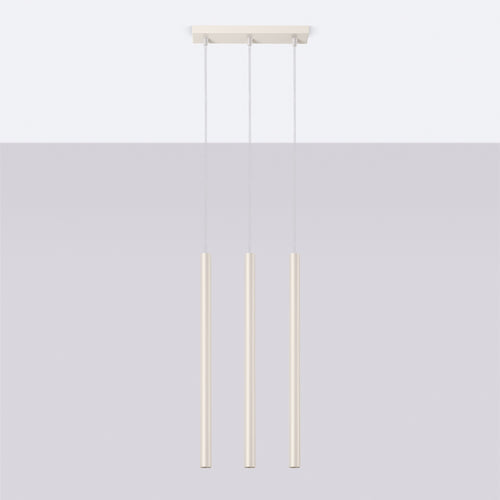 Sollux Lighting Hanglamp PASTELO 3 beige - 30x5x94cm