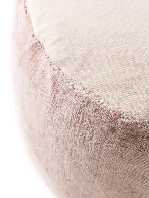 benuta poef Nova - roze - 55x55x30 cm