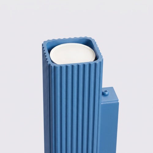 Sollux Lighting Wandlamp RAYO 20 azuurblauw - 6x8x20cm