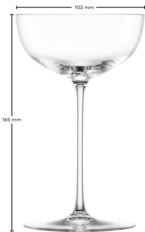 Zwiesel Glas Tone Cocktailcoupe/Champagneschaal groot met MP 88 - 0.246Ltr - 4 glazen