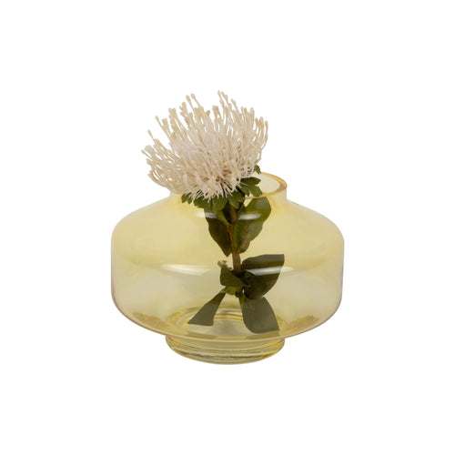 Present Time vaas Pasmoso - geel - Ø22cm