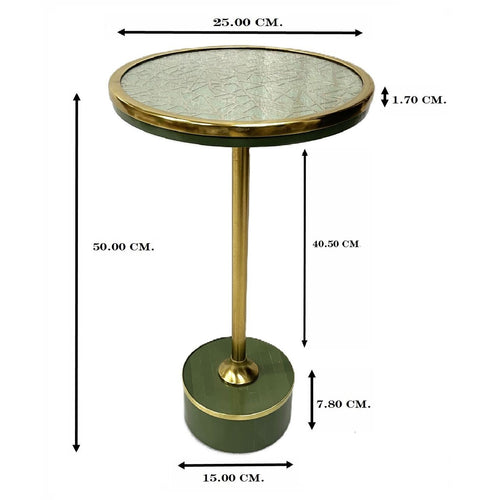 Kare Design Bijzettafel Grazia Crack Ø25cm