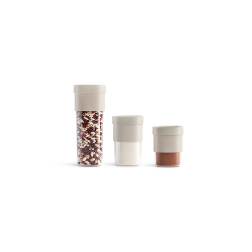 Lékué Flip Storage Voorraadbussen, set van 3