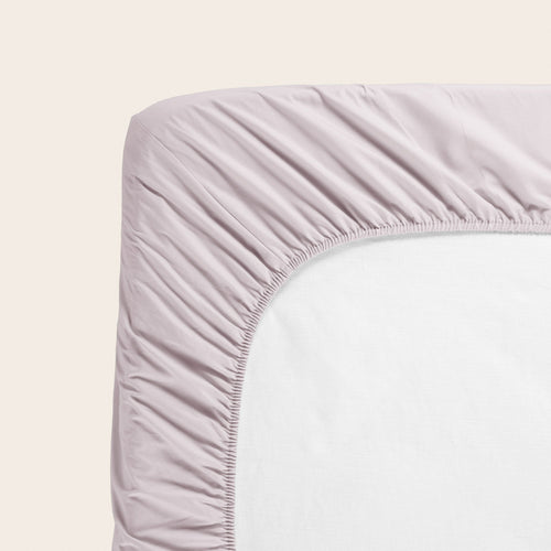Madura Hoeslaken Celiane parelmoer roze 140x200 cm