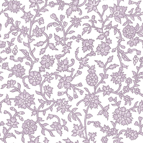 ESTAhome behang vintage bloemen lila paars - 50 x 900 cm - 131521 - vtwonen shop