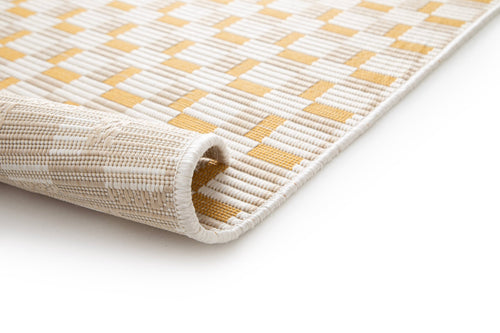 AFK Living vloerkleed Memphis - voor binnen en buiten - geel - 160 x 230 cm