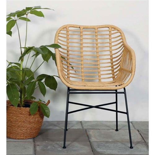 Lisomme Dax rotan tuinstoel naturel - vtwonen shop