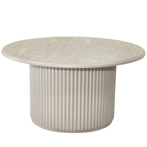 Furnhouse ronde salontafel Easy - Beige - Ø 80 cm