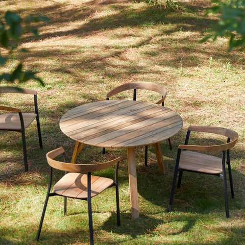 Tikamoon Tuintafel in gerecycled massief teak voor 6 personen - Naturel - vtwonen shop