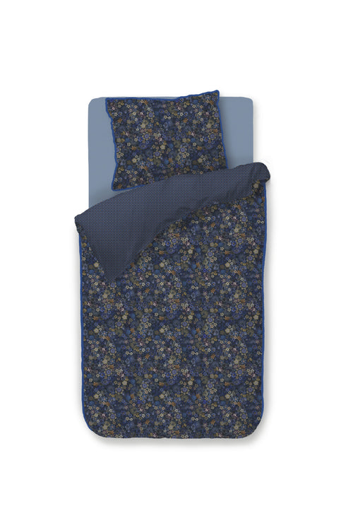 Pip Studio  Tutti I Fiori - 140 x 200/220 cm - Donkerblauw - vtwonen shop