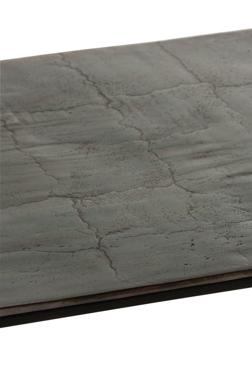 J-Line salontafel Rechthoekig - aluminium/ijzer - zwart - vtwonen shop