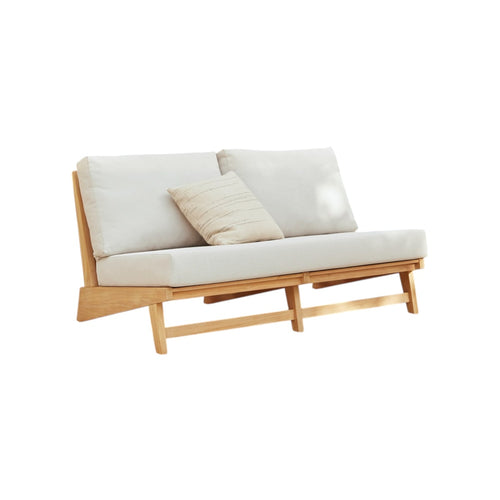 Tikamoon 2-zitstuinbankje van massief teakhout - Wit - vtwonen shop