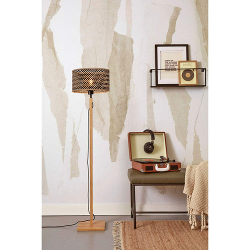 GOOD&MOJO vloerlamp Java - bruin - Ø32cm - vtwonen shop