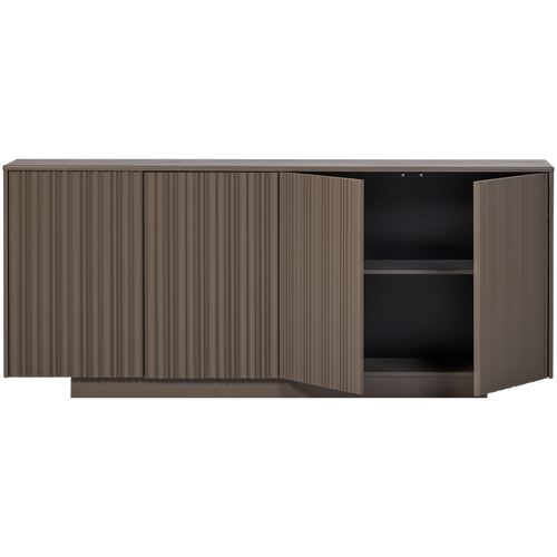 WOOOD dressoir Nova 200 cm - Grenen - Truffel Bruin - 85x200x40 - vtwonen shop