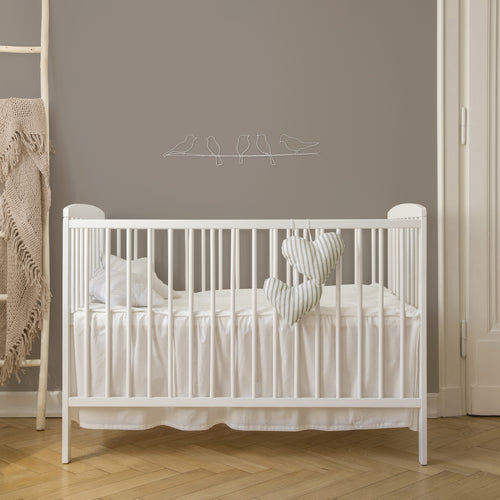 Art for the Home Metal Art - Vogeltjes op draad zilver - 60x12,5cm - vtwonen shop