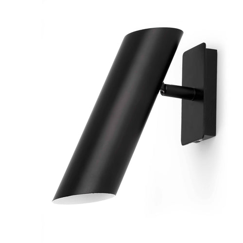 Faro Link - 1 Light Indoor Verstelbare Wandspot Wit, Zwart, E27