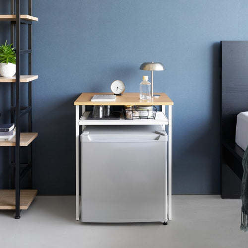 Yamazaki Bijzettafel met Lade - Tower - Wit - vtwonen shop