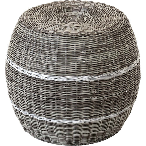 Lesli Living poef Laos - beige - Ø46x40cm