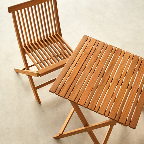 Tikamoon Tuinset van massief acaciahout, 2 plaatsen - Bruin