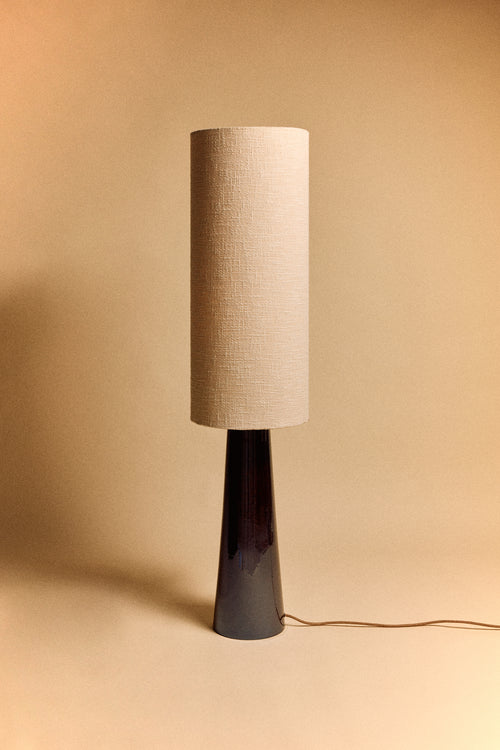 HKLIVING vloerlampvoet Cone – bruin – groot