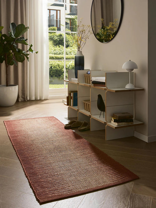 benuta jute loper Tulsi - terracotta - 80x250 cm