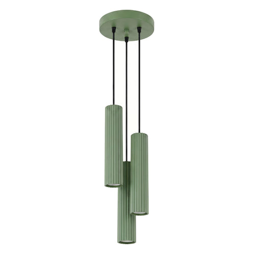 Sollux Lighting Hanglamp KARBON 3P salie - 19,5x19,5x108cm