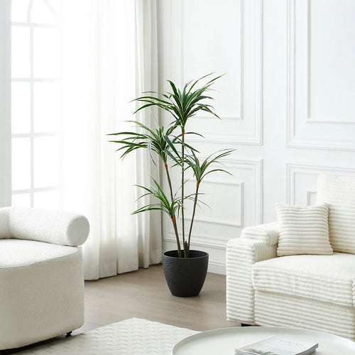 Sia Deco - Yucca boom in pot 155 cm - Groen  - Polyester - H155 - vtwonen shop