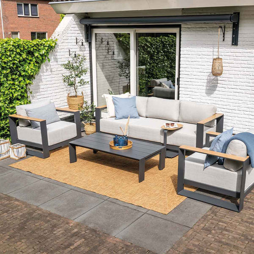 Garden Impressions loungetafel Malakka - donker grijs - vtwonen shop