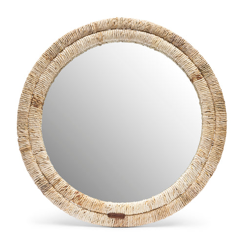 Rivièra Maison Marisol Mirror - Bananenblad, Glas - Naturel - vtwonen shop