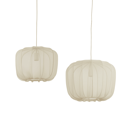 Light & Living hanglamp Plumeria - zand - Ø50cm - vtwonen shop