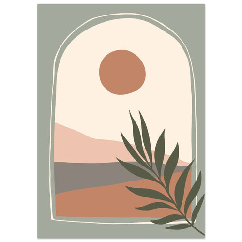 Artfulprints Poster Boho – Evening light   - 50x70 cm - Meerkleurig