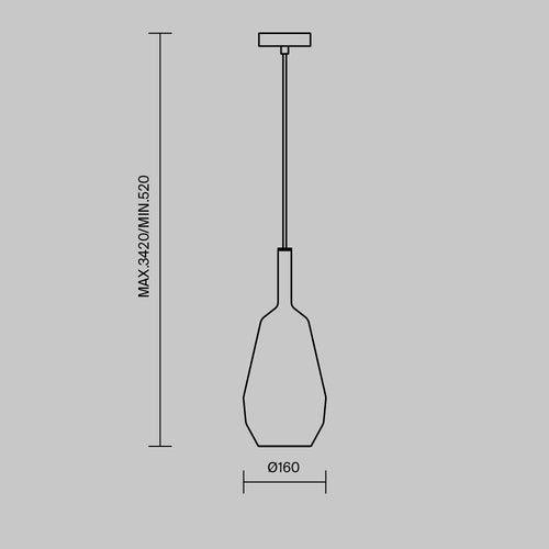 Maytoni - Hanglamp Duality - Zwart - Ø16 - vtwonen shop