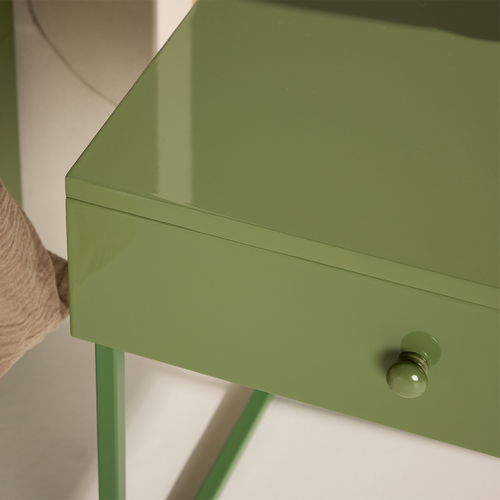 Nest living Lewis Metalen Nachtkastje met Lade - Groen - vtwonen shop