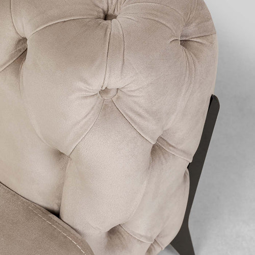 Kare Design Sofa Bellissima 3-Zits Fluweel Beige