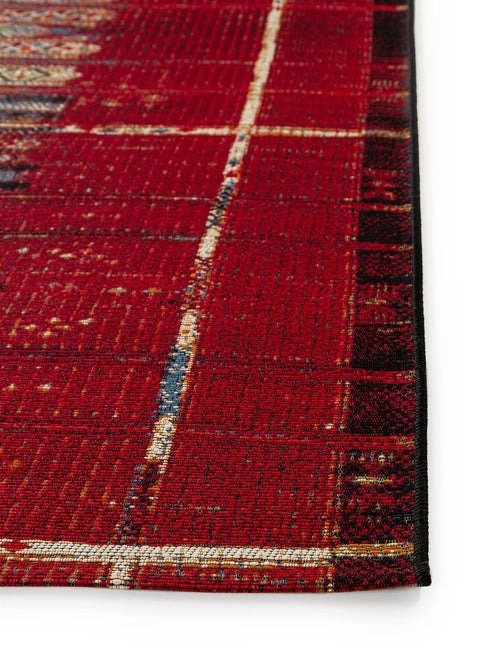 benuta binnen- en buitenkleed Artis - veelkleurig/rood - 160x235 cm