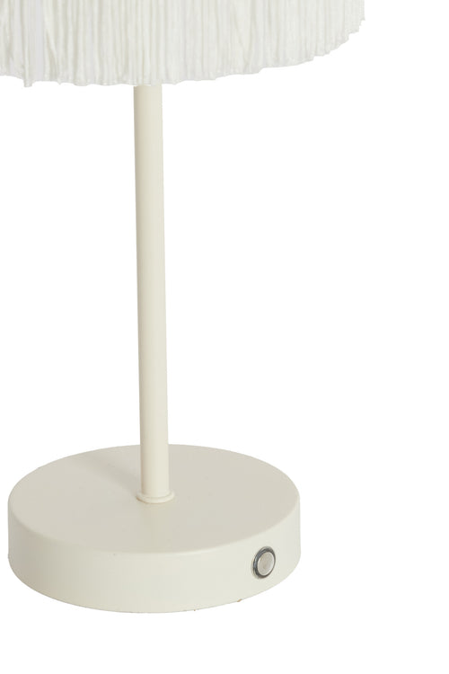 Light & Living tafellamp DINY - wit - Ø17x35cm - vtwonen shop