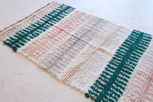 AFK Living vloerkleed Berber - handgemaakt - Wol - 87 x 176 cm