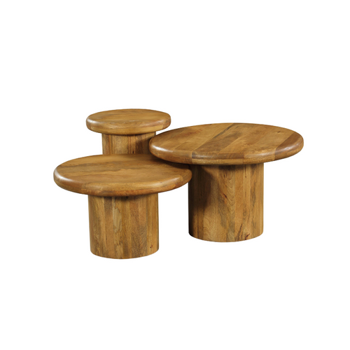 Starfurn  salontafel Maya - bruin - 70x70x45cm