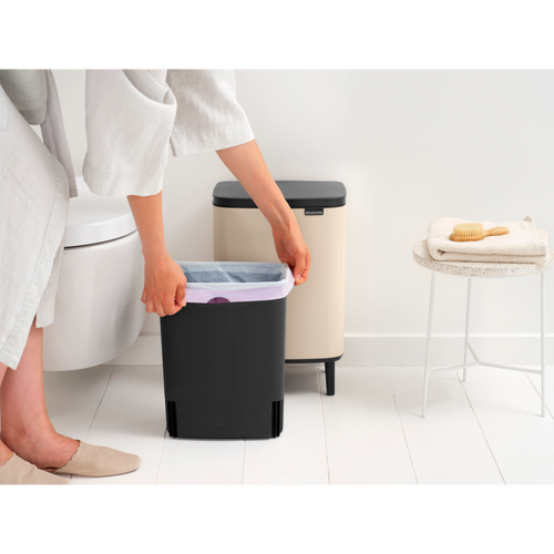 Brabantia Bo Hi afvalemmer, 12L - Soft Beige