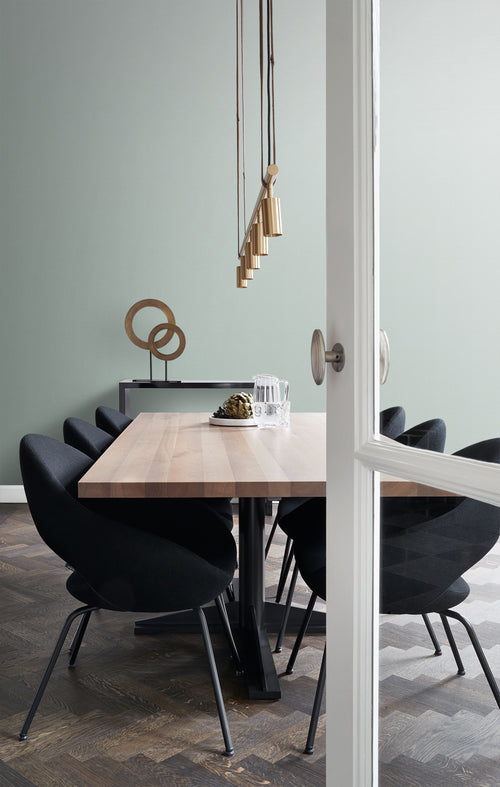 Origin Wallcoverings behang hamerslag bewerkt metaal lagunegroen - 53 cm x 10.05 m - 347601