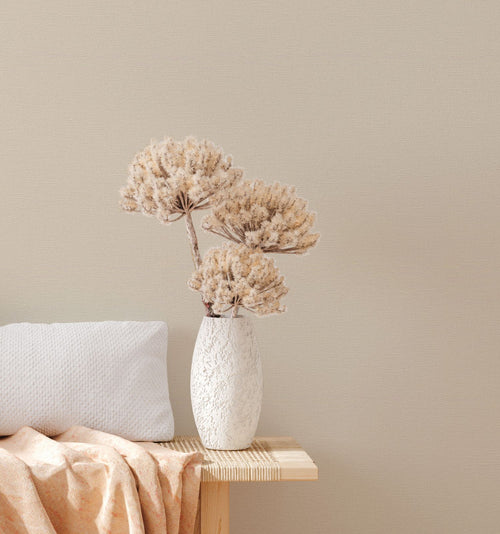 A.S. Création behang effen beige en crème - 53 cm x 10.05 m - AS-376031 - vtwonen shop